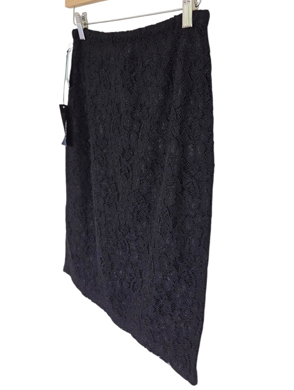Aritzia Babaton Jasper Lace Pencil Skirt Women 6 Black NWT - Picture 5 of 13